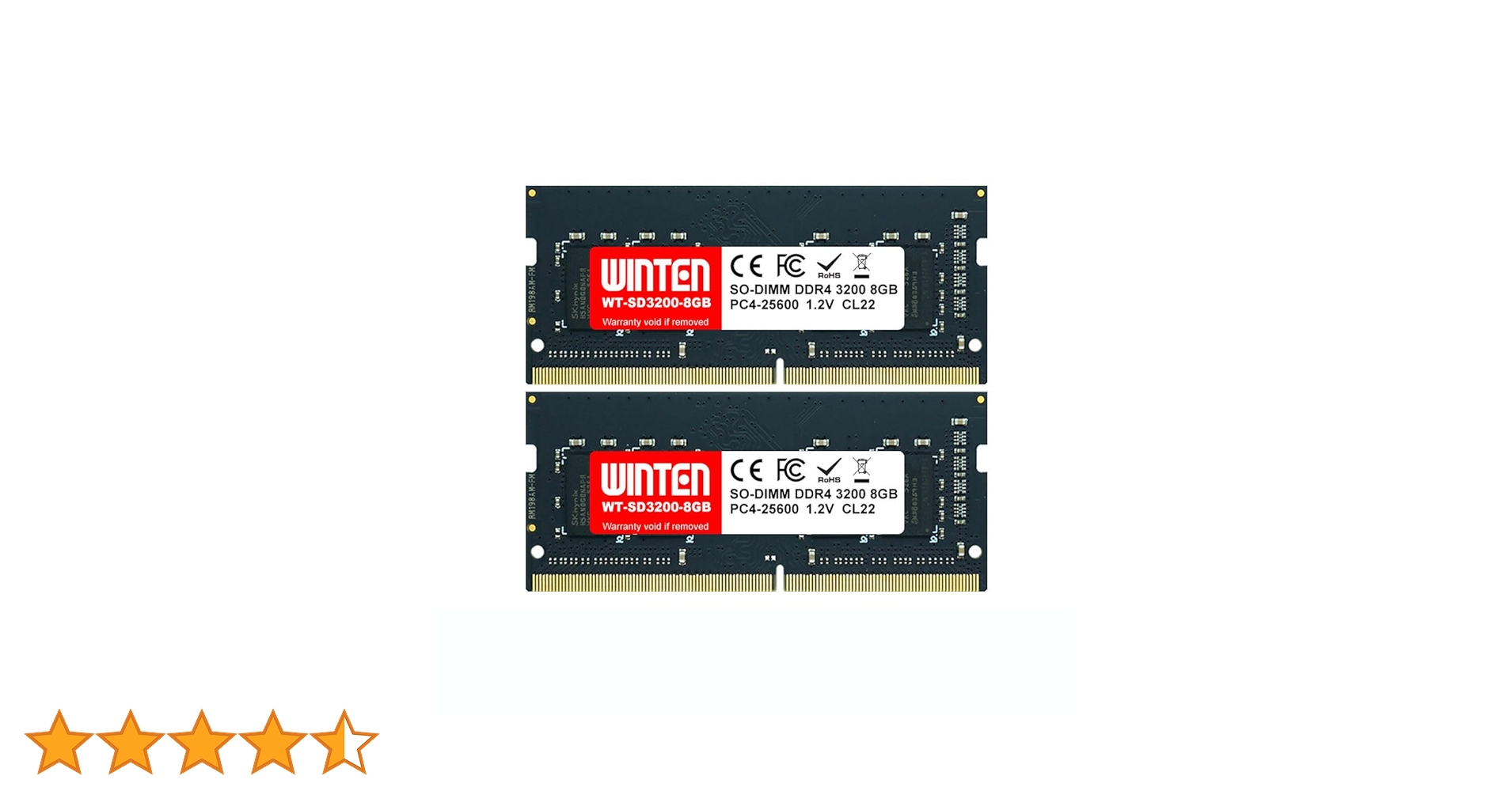 WINTEN DDR4 3200メモリ 32GB×2枚　[箱なし] WINTEN DDR4 3200メモリ 32GB×2枚 [箱なし] デスクトップPC用